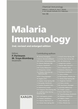 Hardcover Malaria Immunology (Chemical Immunology) Book