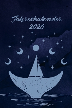 Jahreskalender 2020: 365 Tage 52 / 53 Wochen undatiert A5 Notizbuch für Notizen & Termine Wochenplaner 200 Seiten (German Edition)