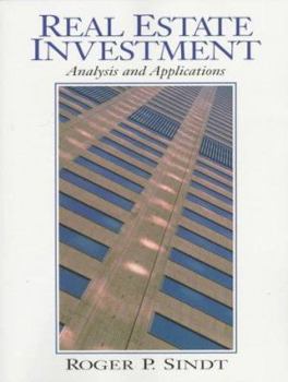 Paperback Real Estate Investment: Analysis and Applications Book