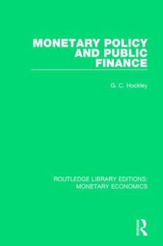 Paperback Monetary Policy and Public Finance Book