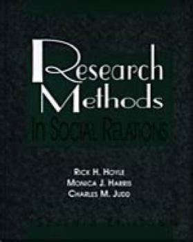 Hardcover Research Methods in Social Relations Book