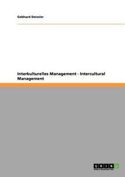 Paperback Interkulturelles Management - Intercultural Management [German] Book
