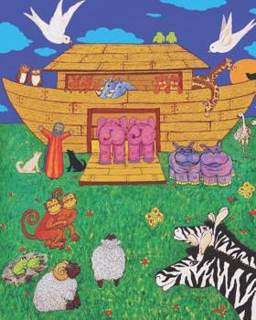 Paperback Cute Noah's Ark Blank lined Journal for Girl or Boy notebook Book