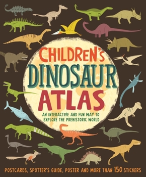 Hardcover Children's Dinosaur Atlas Book