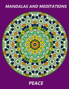 Paperback Mandalas & Meditations: Peace Book