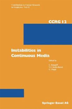 Paperback Instabilities in Continuous Media Book
