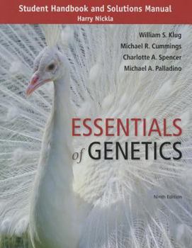 Paperback Study Guide and Solutions Manual for Essentials of Genetics Book