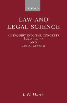 Hardcover Law and Legal Science Book