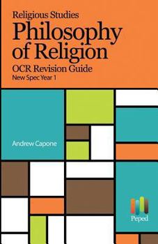 Paperback Religious Studies Philosophy of Religion OCR Revision Guide New Spec Year 1 Book