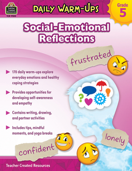 Paperback Daily Warm-Ups: Social-Emotional Reflections (Gr. 5) Book