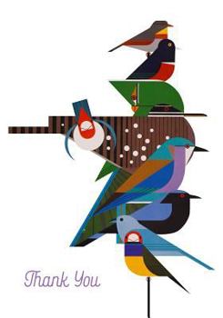 Misc. Supplies Charley Harper Thank You Cards Book