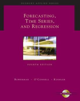 Hardcover Forecasting, Time Series, and Regression (with CD-ROM) Book
