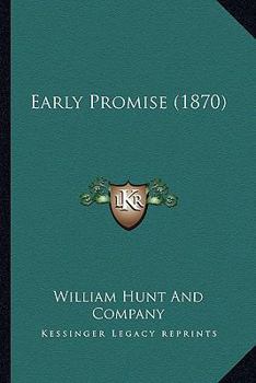 Paperback Early Promise (1870) Book