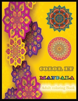 Paperback Color it Mandala Adult Coloring Book