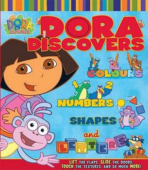 Board book Dora Discovers. Book