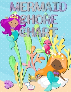 Paperback Mermaid Chore Chart: Kids Weekly Chore Chart Tracker Book