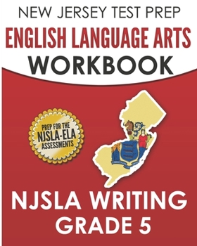 Paperback NEW JERSEY TEST PREP English Language Arts Workbook NJSLA Writing Grade 5 Book