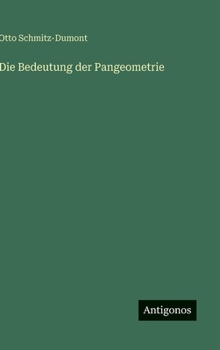 Die Bedeutung der Pangeometrie (German Edition)