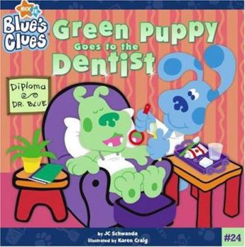 Paperback Green Puppy Goes to the Dentist Book