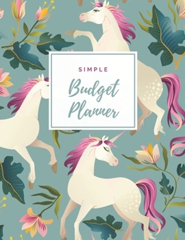 Simple Budget Planner: 12 Month Budget Planner Money Saving Challenge Monthly Bill Tracker Simple Budget Tracker Expense Tracker Happy Planner Notebook Monthly Money Goals Tracker