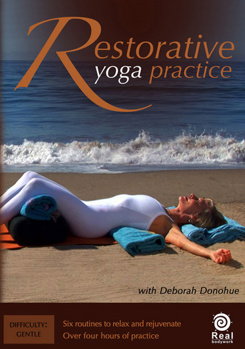 DVD Restorative Yoga Practice: Gentle Beginners Sessions Book