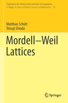 Paperback Mordell-Weil Lattices Book