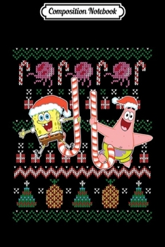 Composition Notebook: Spongebob SquarePants & Patrick Holiday Sweater Journal/Notebook Blank Lined Ruled 6x9 100 Pages