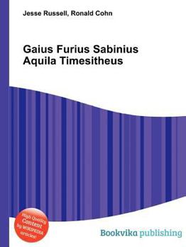 Paperback Gaius Furius Sabinius Aquila Timesitheus Book
