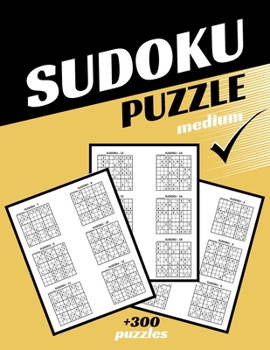 Paperback Sudoku Puzzle Medium Level Book