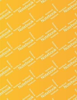 Paperback Notebook: Din A4 140 pages - Notebook College Ruled Line Paper /matte Softcover 015 dark yellow (large notebook, diary, songbook Book