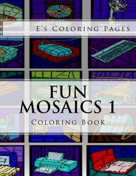 Paperback Fun Mosaics 1: Coloring Book