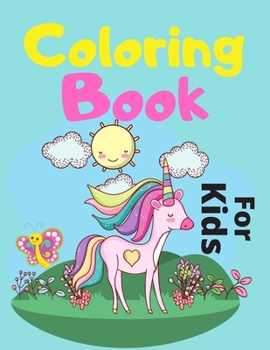 Paperback Coloring Book For Kids: Activity Book Unicorn, Princess, Butterfly, Mermaid, For Toddlers & Adults +News Paper Checkers Book