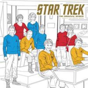 Paperback Star Trek: The Original Series Adult Coloring Book