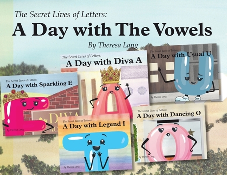 Paperback A Day with The Vowels Book