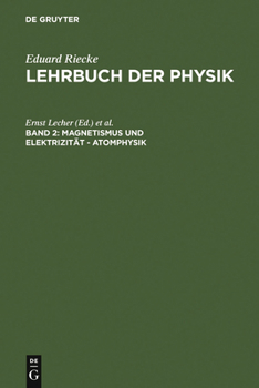 Hardcover Magnetismus Und Elektrizität - Atomphysik [German] Book