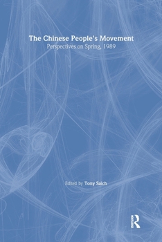 Paperback The Chinese People's Movement: Perspectives on Spring, 1989 Book