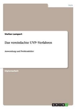 Paperback Das  vereinfachte   UVP‐Verfahren: Anwendung  und  Problemfelder [German] Book