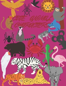 Cute Animal Characters : Sketch Book, Drawings for Girls and Boys (110 Pages,No Blank, 8,5 X 11)