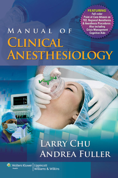 Paperback Manual of Clinical Anesthesiology Book