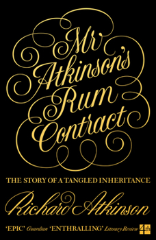 Paperback Mr Atkinson’s Rum Contract Book