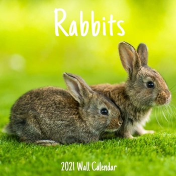 Rabbits 2021 Wall Calendar: Rabbits 2021 Calendar, 18 Months.