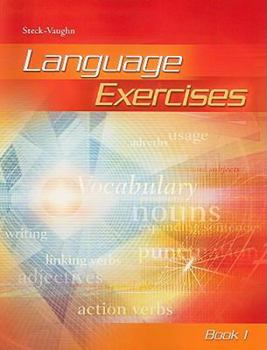 Paperback Language Exercise, Grade 1 (Steck-vaughn Language Exercise) Book