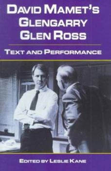 Paperback David Mamet's Glengarry Glen Ross: Text and Performance Book