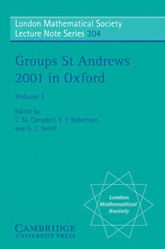 Paperback Groups St Andrews 2001 in Oxford: Volume 1 Book