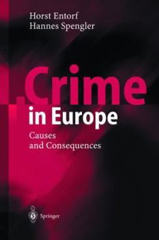 Paperback Crime in Europe: Causes and Consequences Book