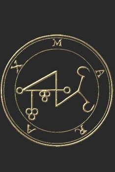 Paperback Marax: SIGIL KING SOLOMON 72 DEMON GOETIA 6" x 9" 100 PAGE EVOCATION JOURNAL Book