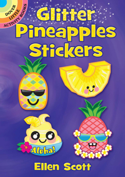 Paperback Glitter Pineapples Stickers Book