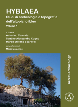 Paperback Hyblaea: Studi Di Archeologia E Topografia Dell'altopiano Ibleo [Italian] Book