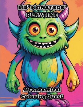 Paperback Lil' Monsters' Playtime: A Fantastical Coloring Quest Book