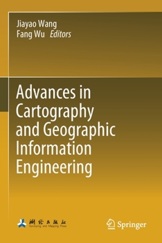 Paperback Advances in Cartography and Geographic Information Engineering Book